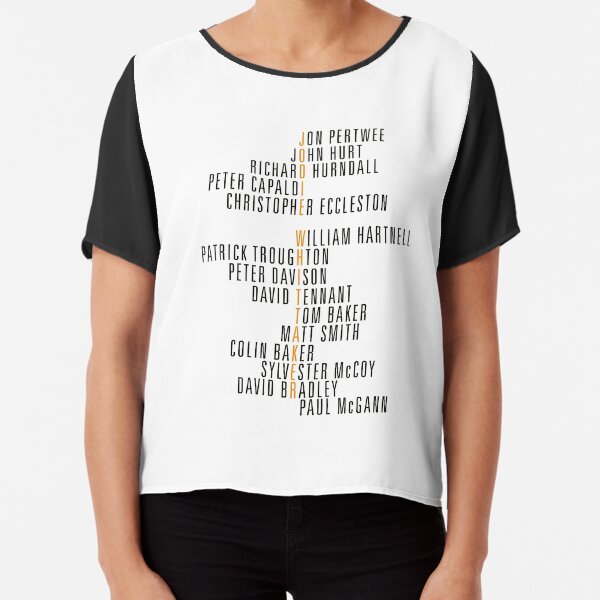 JODIE WHITTAKER - THE DOCTORS Chiffon Top