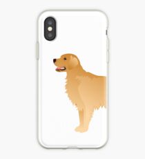 Vinilo o funda para iPhone Golden Retriever Basic Breed Silhouette