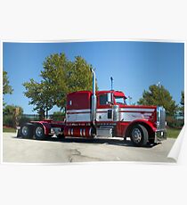 Peterbilt Semi Tractor Poster