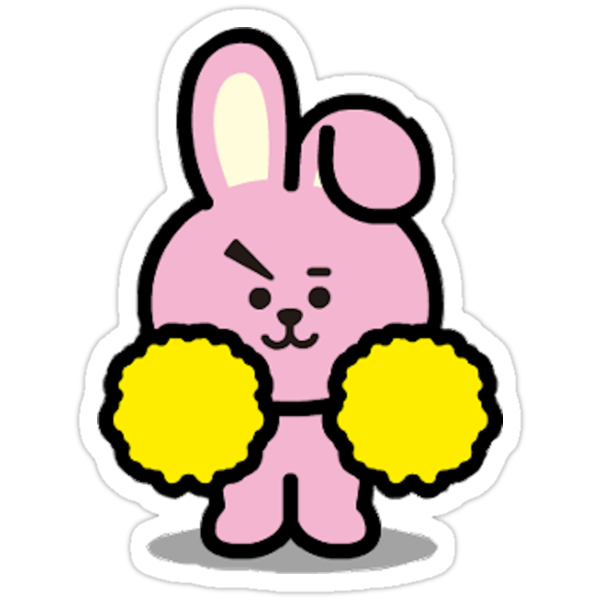 quot cooky from bt21 bts quot stickers by jess lung redbubble classic works