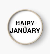 Hairy January Clock