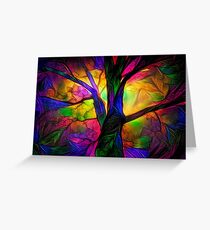 Magical tree Greeting Card