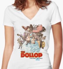 The Dollop 2014 - (T-Shirt) Women's Fitted V-Neck T-Shirt