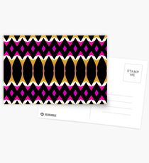 Wild coloured diamonds. Postcards