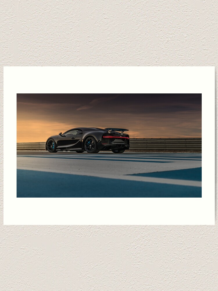 "Bugatti Chiron Race Track" Art Print by GrubbsPhoto Redbubble