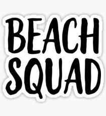 Beach Squad Sticker