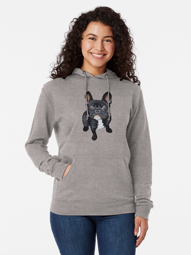 Alternate view of French Bulldog Lightweight Hoodie