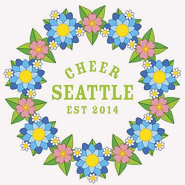 Artwork thumbnail, Spring Forward with Cheer Seattle - Green by CheerSeattle