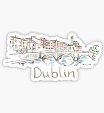 Dublin Panorama Sticker