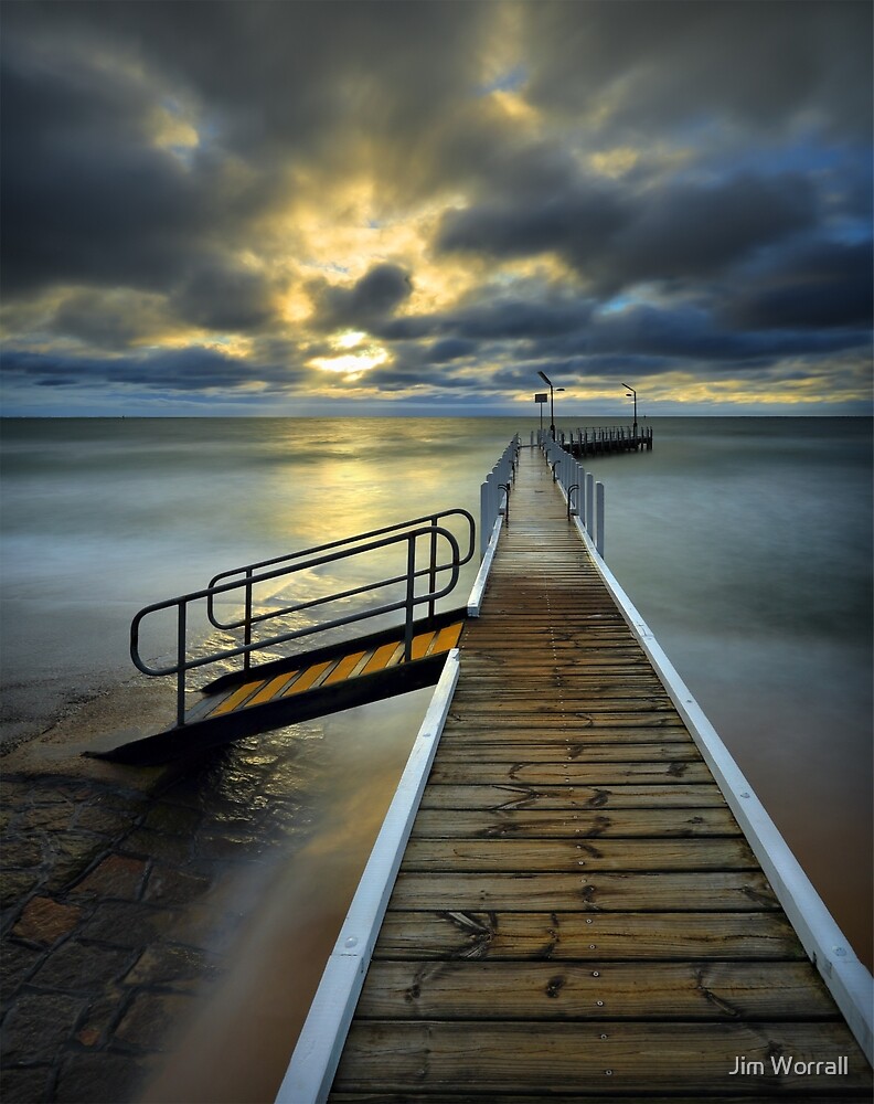 Safety Beach Jetty Sunset by Jim Worrall
