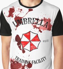 Camiseta gráfica Umbrella Training Facility Vintage Resident Evil