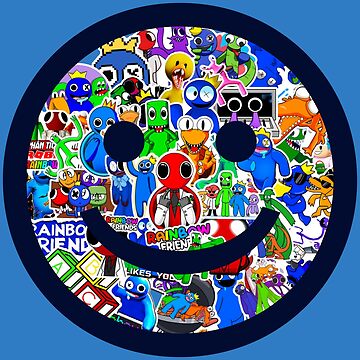 Blue Rainbow Friends. Blue Roblox Rainbow Friends Characters, roblox, video  game. Halloween Art Board Print for Sale by Mycutedesings-1