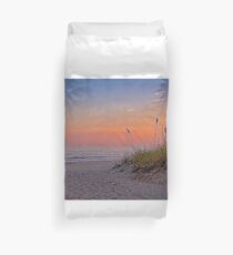 The Beach Near Sunset Duvet Cover