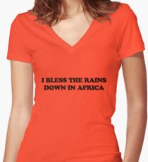 Africa - Toto Women's Fitted V-Neck T-Shirt