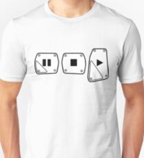 Play Stop Pause Pedals Unisex T-Shirt