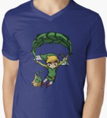 Legend Of Zelda - Wegfliegen T-Shirt mit V-Ausschnitt für Männer