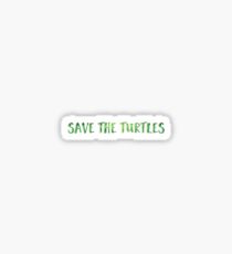 Speichern Sie die Schildkröten Sticker