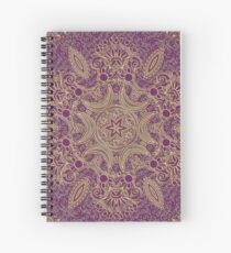 Boho Chic Bordo Spiral Notebook