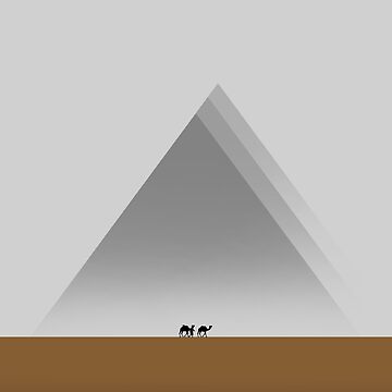 Minimalist Pyramid, HD wallpaper