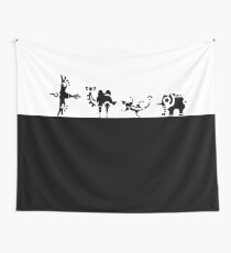 Breath of the wild: Divine beasts loading screen black Wall Tapestry