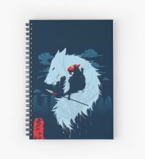 Cuaderno de espiral La princesa Mononoke