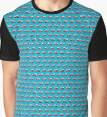 Fireman Repeated Pattern Graphic T-Shirt