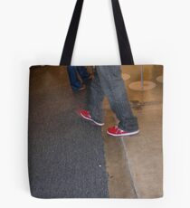 the red shoes Tote Bag