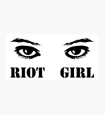 RIOT GIRL Photographic Print
