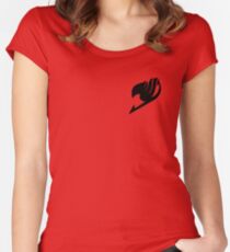Black Fairy Tail symbol Women's Fitted Scoop T-Shirt