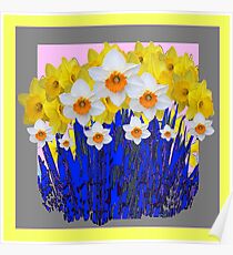 SPRING DAFFODILS GARDEN ART Poster