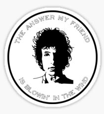 Bob Dylan - Blowin’ in the Wind Sticker