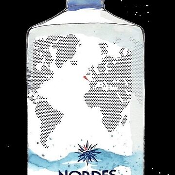 Gin Nordes Illustration watercolor Poster for Sale by ArtDrinkStore