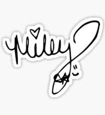 Miley Cyrus autograph Sticker