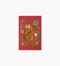 Tiger Folk Art Art Board