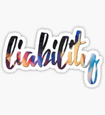 lorde - liability Sticker