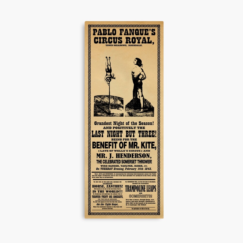 Being For The Benefit Of Mr. Kite Canvas Print