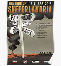 Tour of Sufferlandria 2018 Official Poster Poster