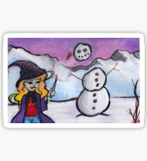 Winter Witch Sticker