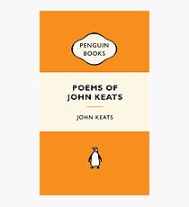 Penguin Book Poems Of John Keats Photographic Print