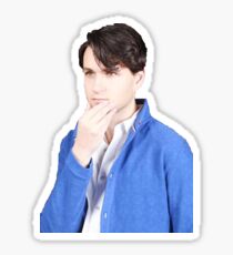 ezra koenig - thinking Sticker