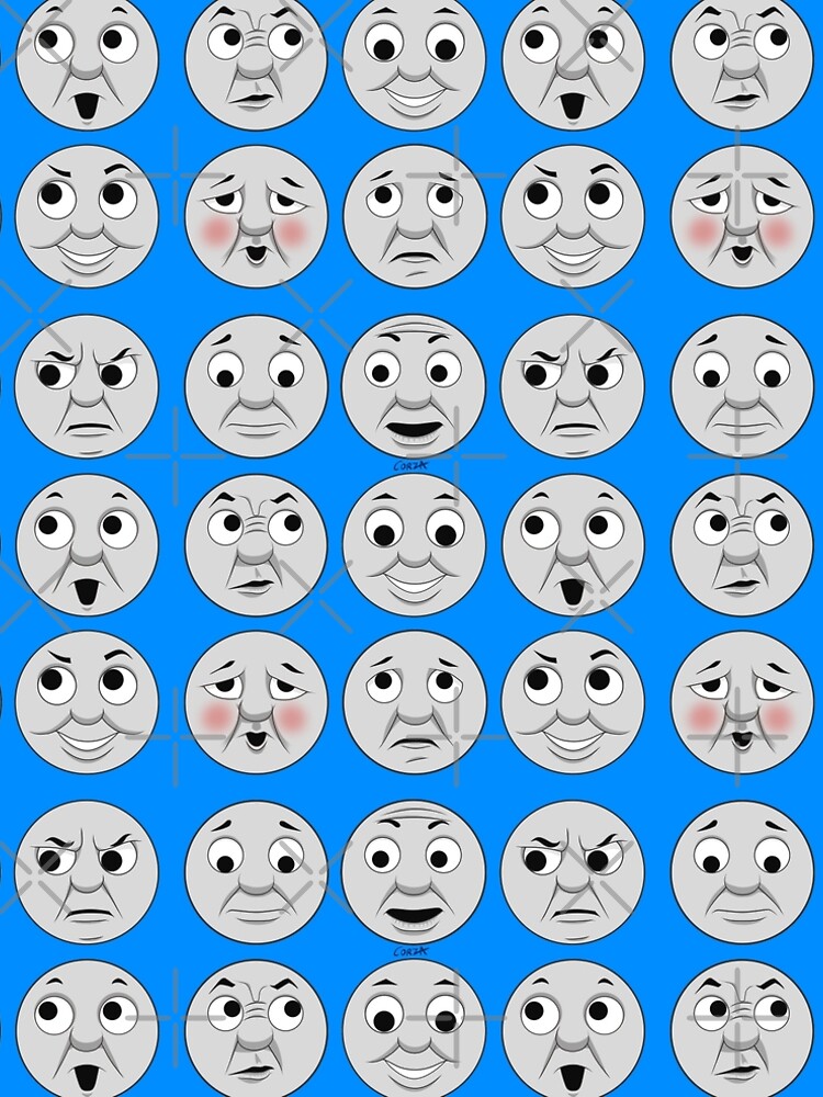 "The Many Faces of Thomas (full faces)" ALine Dress by corzamoon