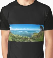 Inverloch Beach Panorama Graphic T-Shirt