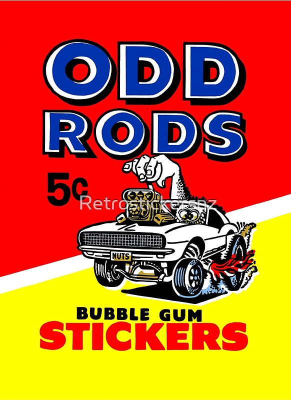 "Odd Rods" by Retrostickersnz Redbubble