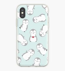 Niedliches Pinguin-Muster iPhone-Hülle & Cover