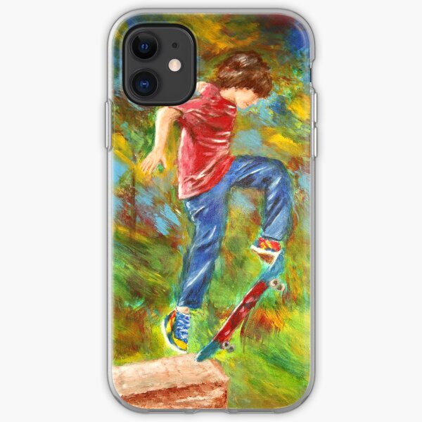 Skateboarder iPhone Soft Case