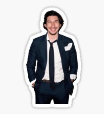 adam driver - suit Sticker