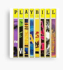 Custom Broadway Playbill Framed Art Collage Canvas Print