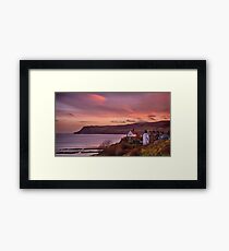 Robin Hood’s Bay at Sunset Gerahmtes Wandbild