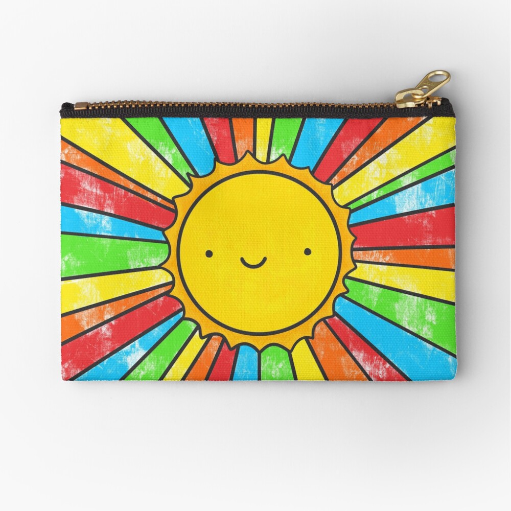 Radiate Positivity Zipper Pouch