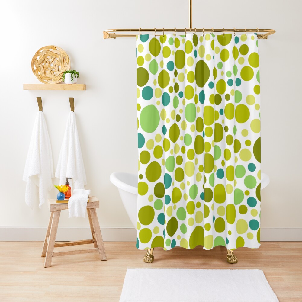 Colorful Bubble Party 2 Shower Curtain